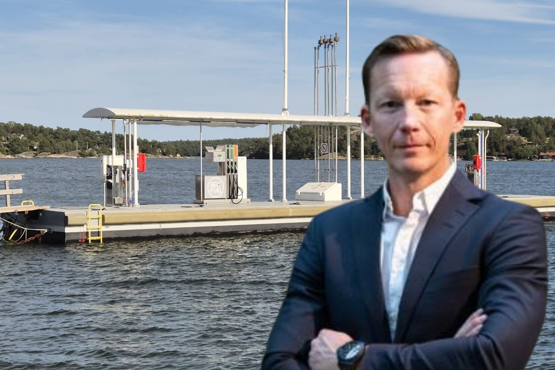 Karl-Oskar Tjernström på Secfuel. Pressbilder (montage).