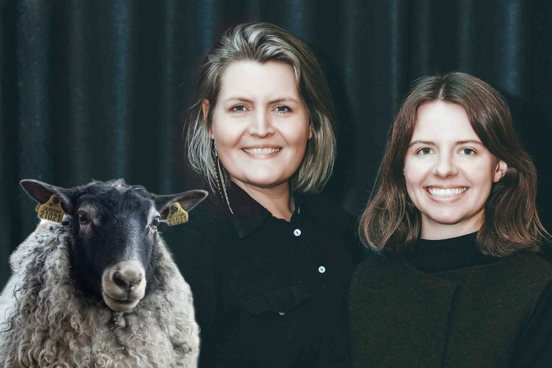 Lina Sofia Lundin, Dalarna Science Park och Rebecca Josefsson Ulvling, Swedish Textile. Foto: Henrik Hansson, Ulrika L Ericsson