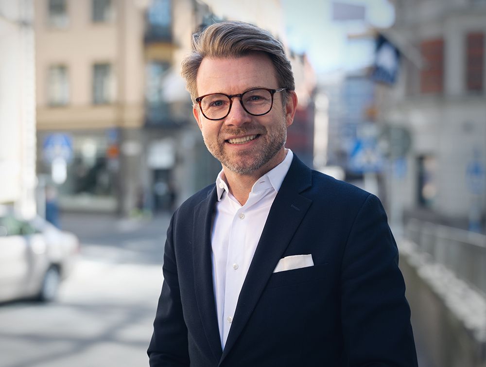 Max Metelius, vd för Gigasun. Photo: pressbild.