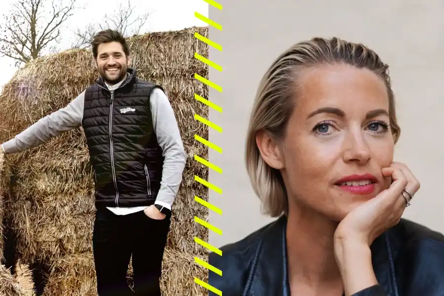 Jens Thulin, vd Mylla och Sara Wimmercrantz, Backing Minds. Foto: pressbilder.