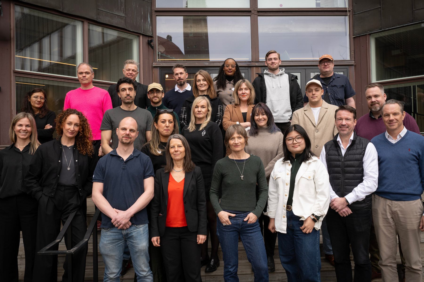 Grundare och vd:ar på de 13 nya Sting-bolagen. Foto: Pressbild.