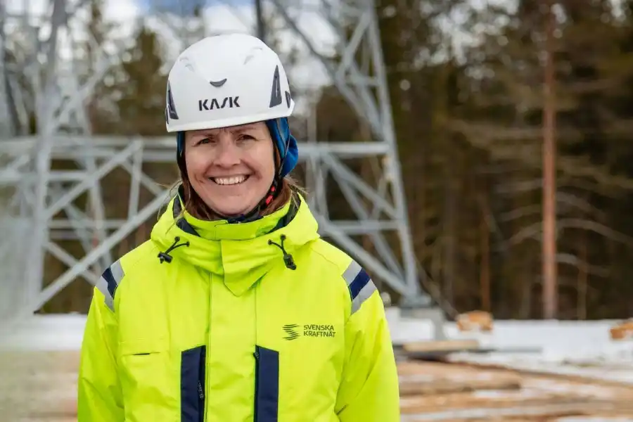 Ida Wallentin, huvudprojektledare Svenska Kraftnät. Foto: Lisa Björk/Pressbild.