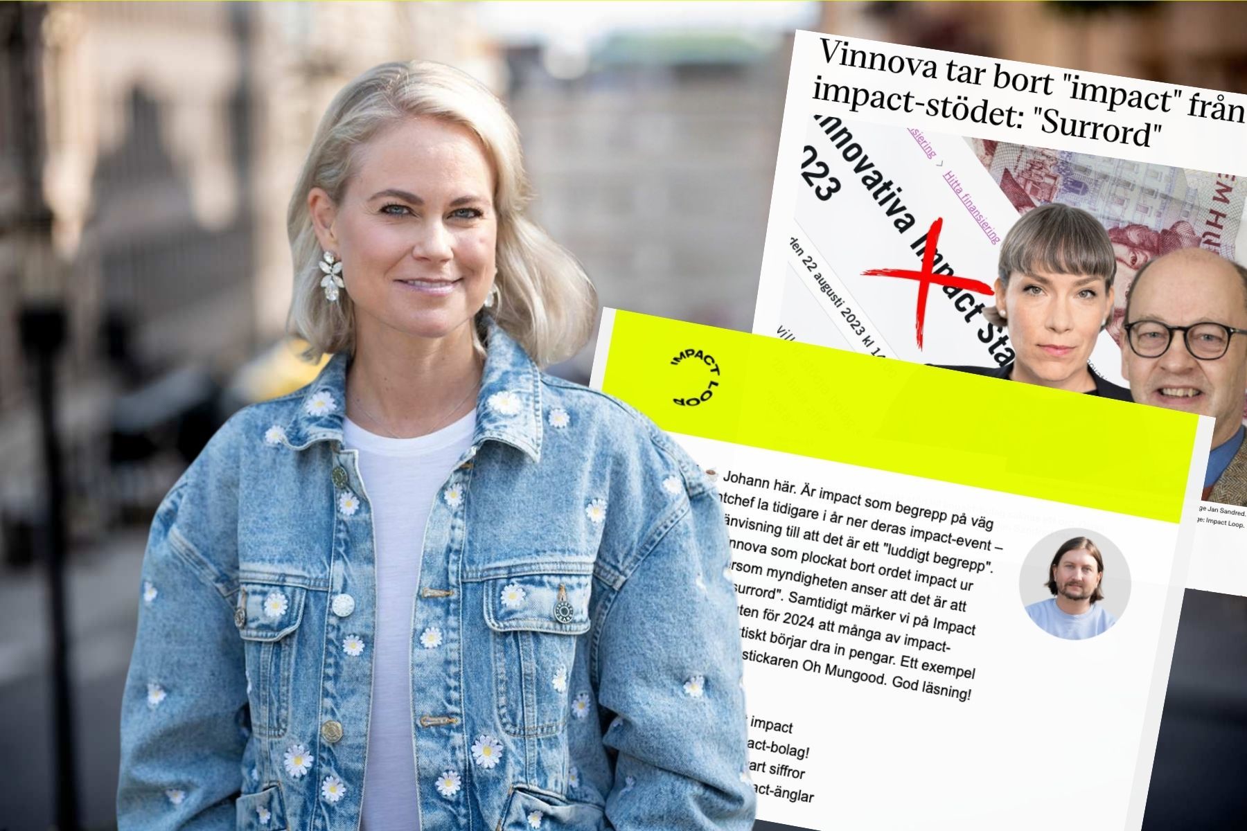 Camilla Bergman, chefredaktör och grundare av Impact Loop. Foto: Impact Loop.