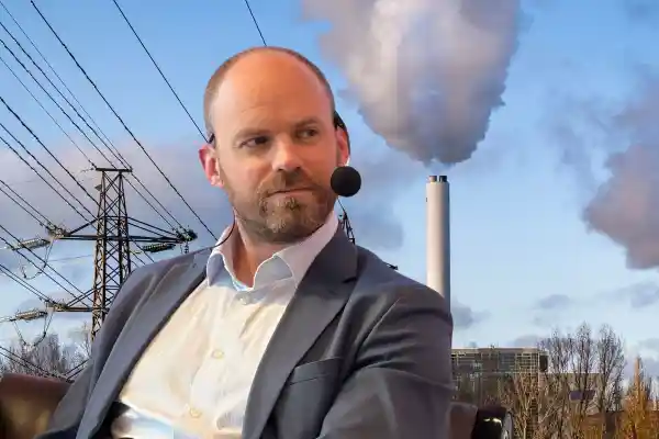 Anton Steen, Sverigechef för Steady Energy. Foto: TT / Energy Loop (montage).