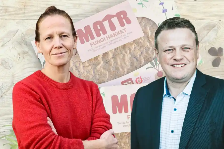 MATR co-founder and CEO Randi Wahlsten (left) and Thomas Grotkjær (Novo Holdings)