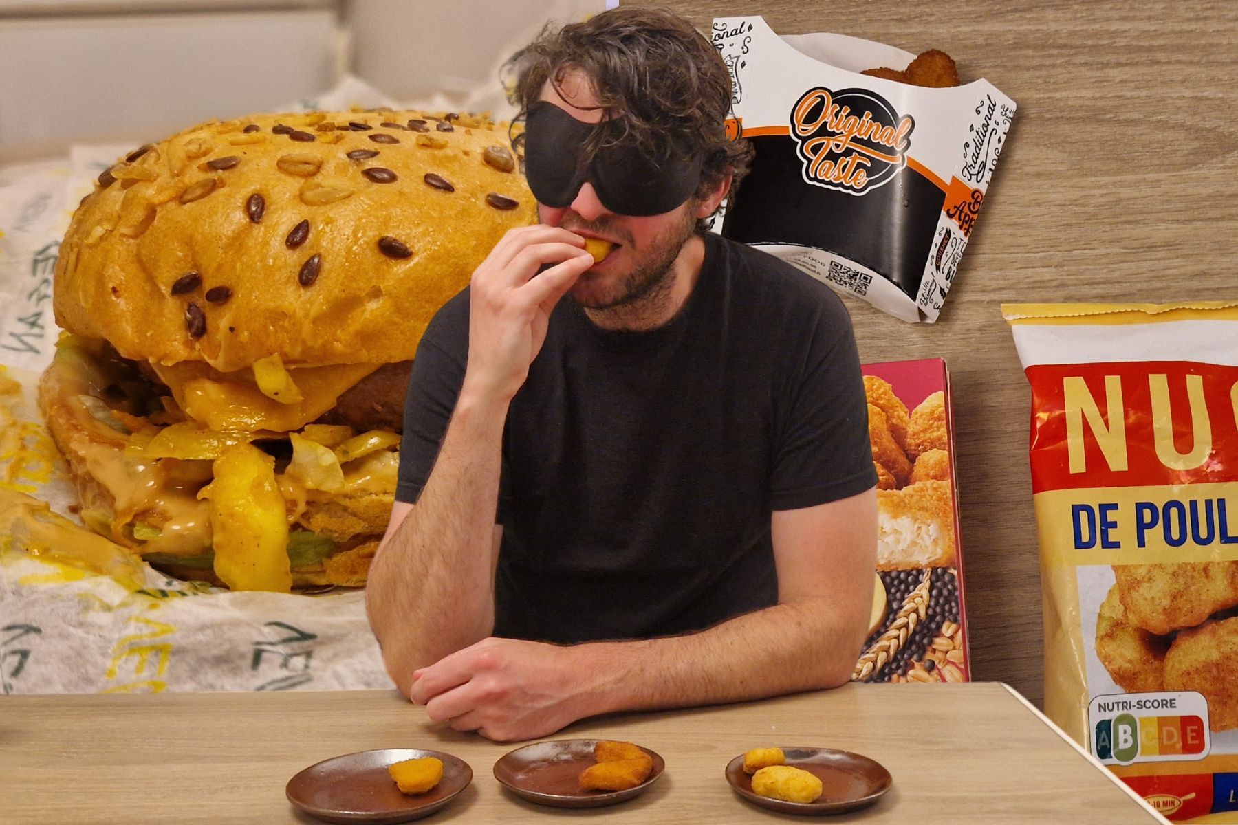 Impact Loop's Frey Lindsay trying meat substitutes. Photo: private.