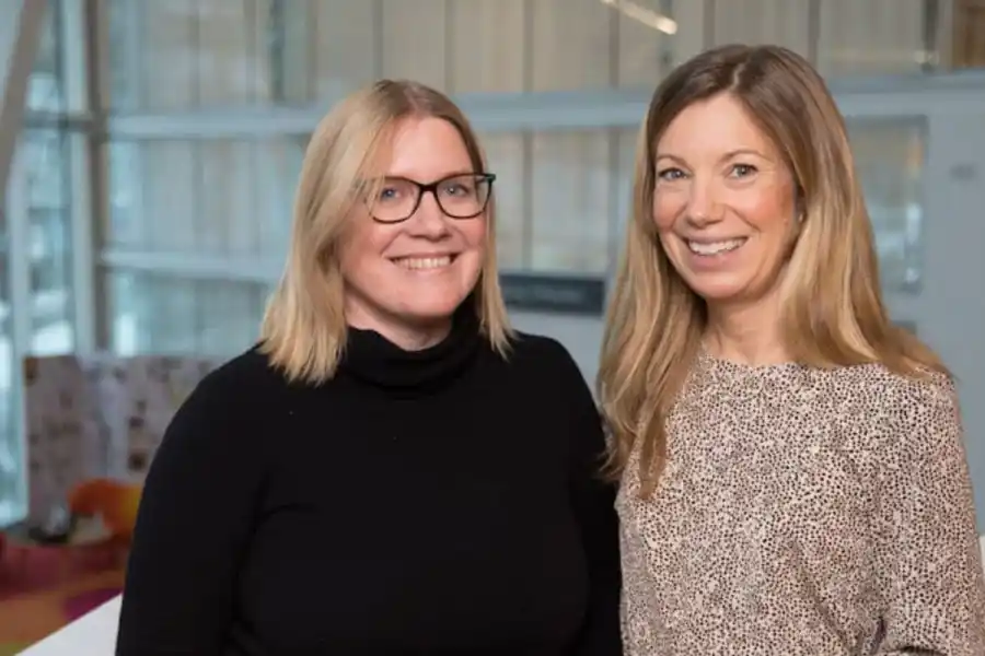 Anna Carlsson och Malin Alpsten. Foto: pressbild.