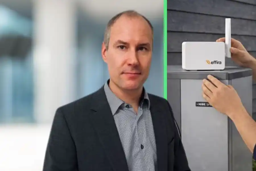 Peter Tellram, vd på Effira Energy. Pressbilder (montage).