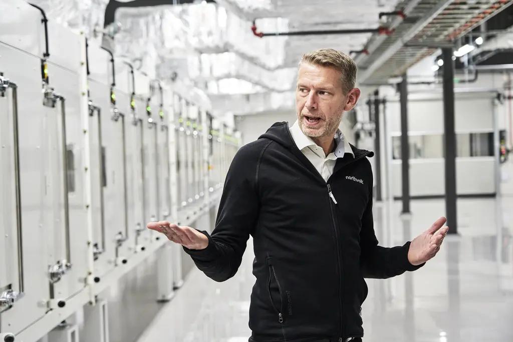 Peter Carlsson, grundare och vd för Northvolt. Foto: TT/SvD/Simon Rehnström