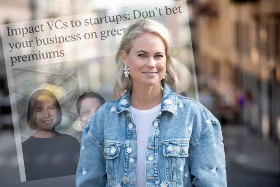 Camilla Bergman, founder of Impact Loop. Photo: Jonas Borg.