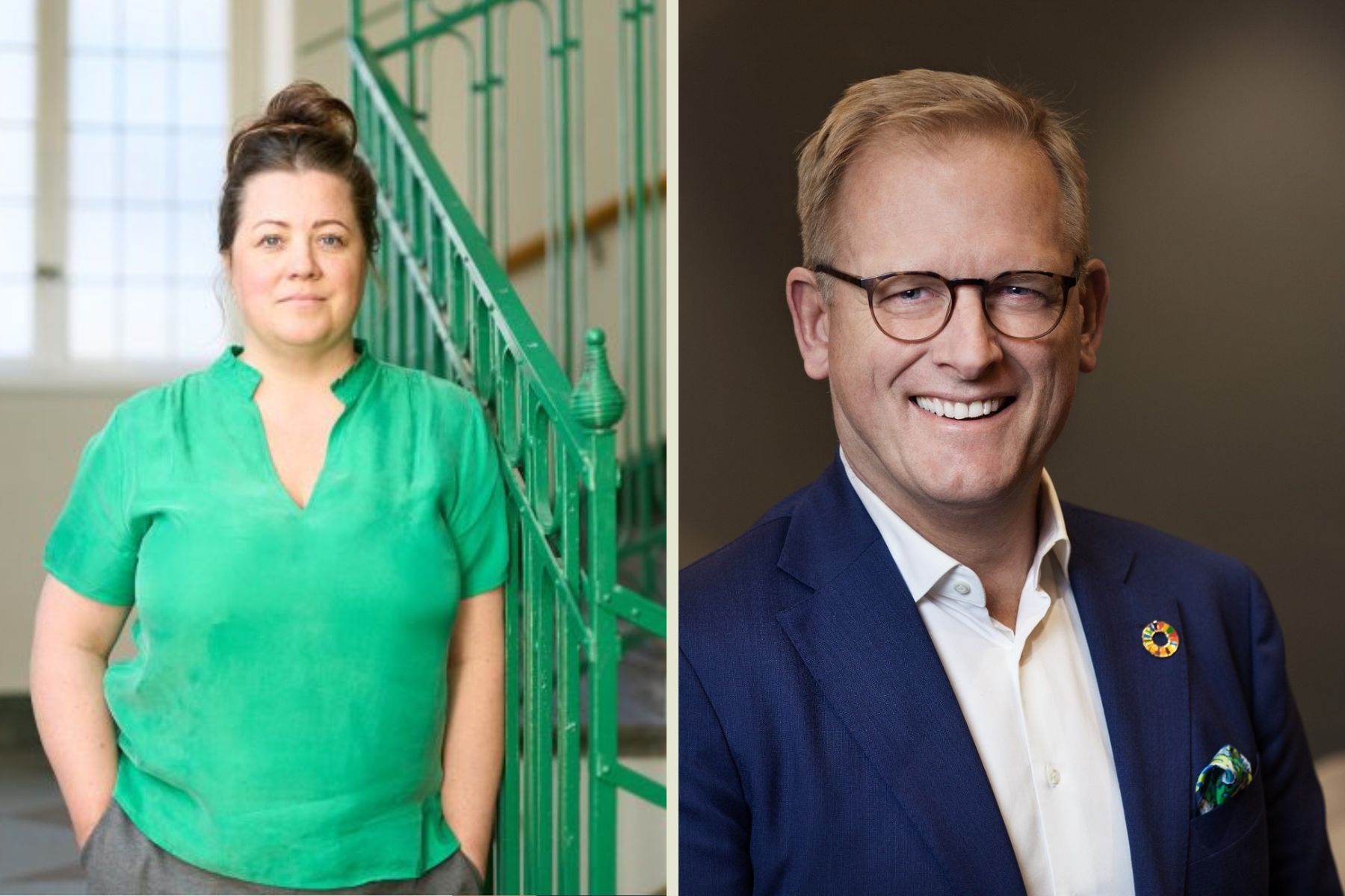 Karin Hallstan och Edward Murray. Foto: pressbilder.