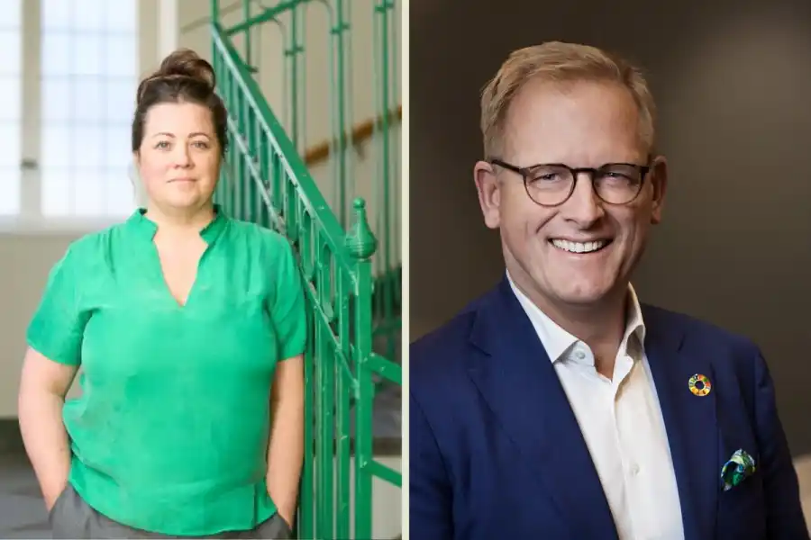 Karin Hallstan och Edward Murray. Foto: pressbilder.