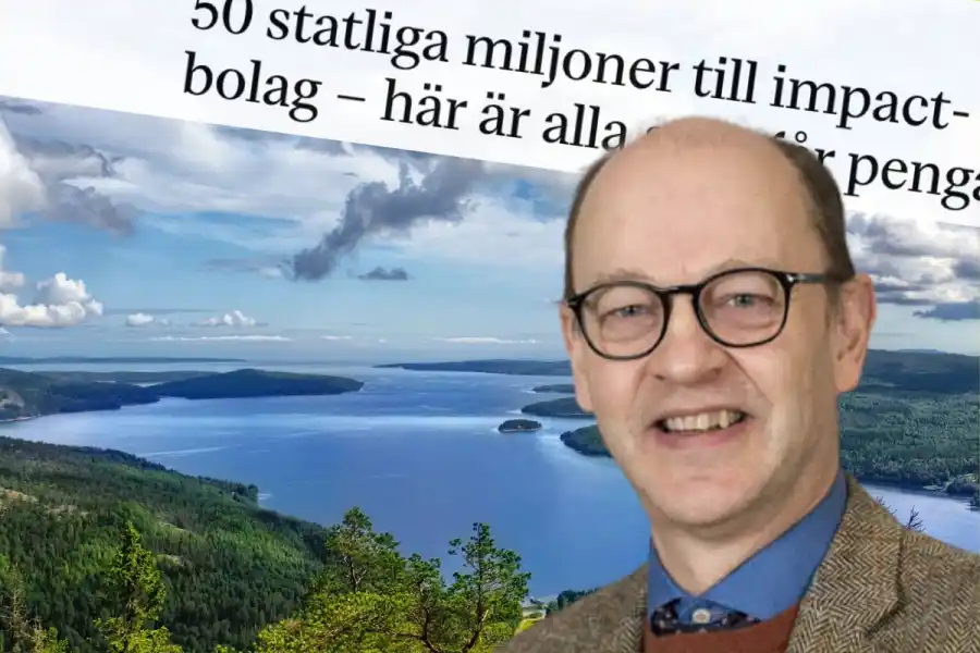 Jan Sandred, utlysningsansvarig på Vinnova. Foto: Pressbilder (montage).