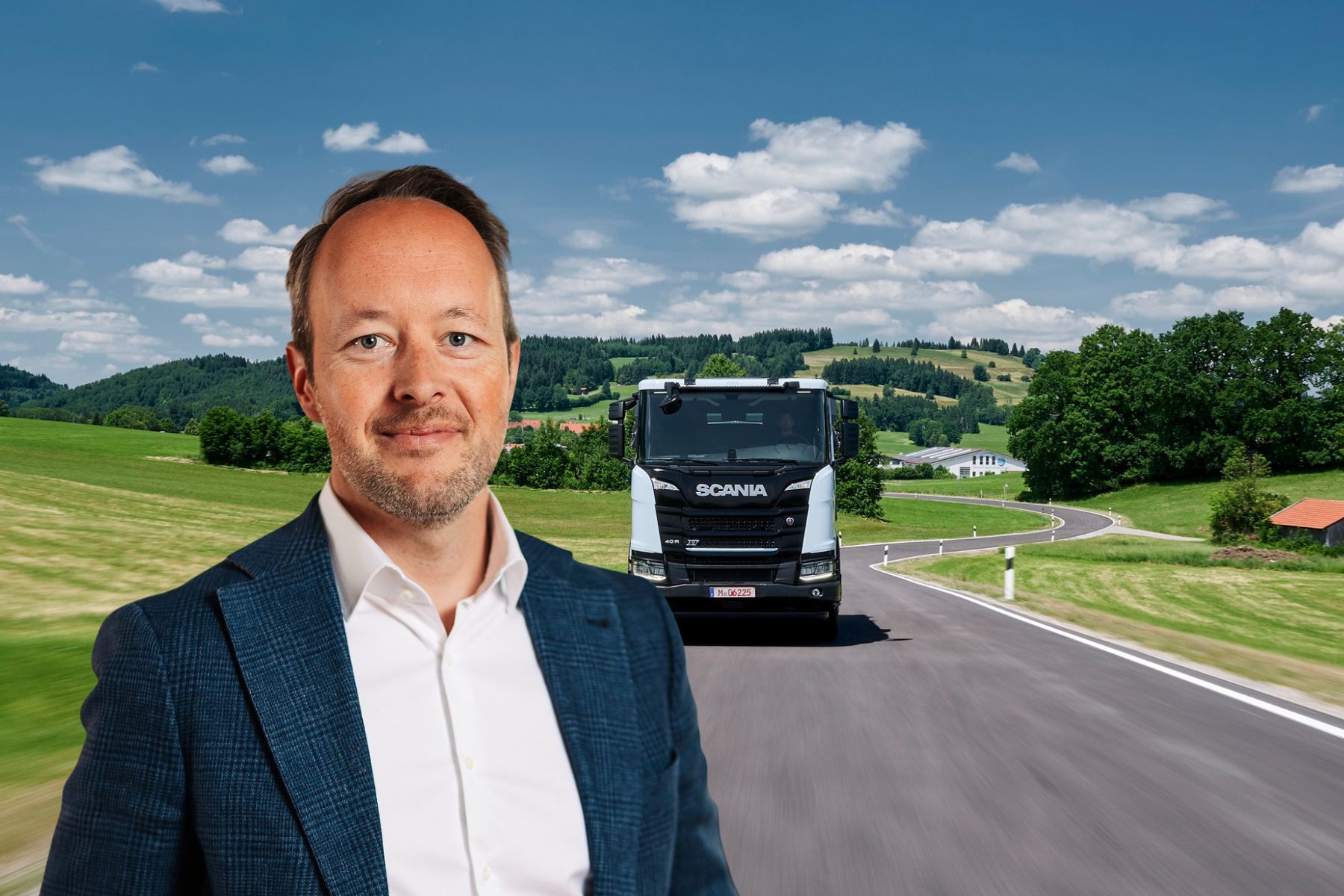 Jonas Hernlund på Scania. Pressbilder.