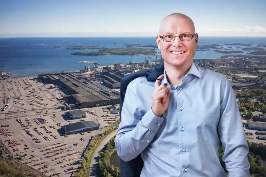 Per Elfgren, chef för SSAB Special Steels.