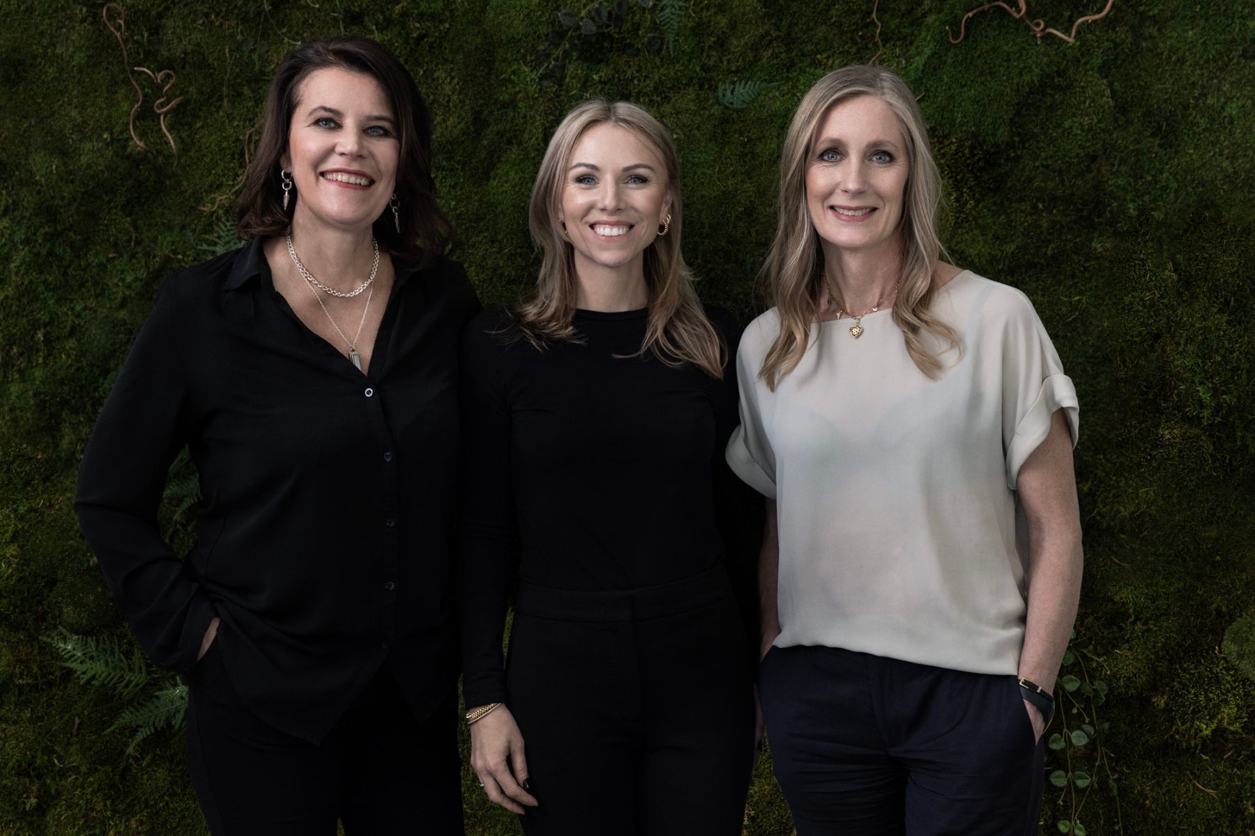 Course Corrected founders Christine Ahlstrand, Katja Bergman and Kerstin Cooley. Photo: Course Corrected