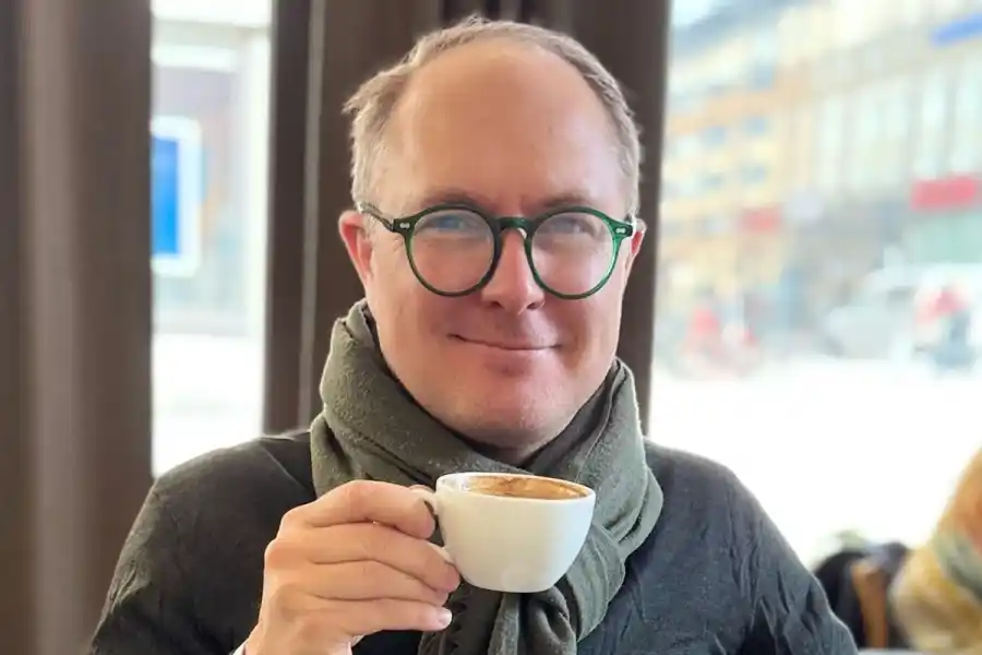 Erik Zsiga, avgående presschef på Northvolt. Foto: Erik Zsiga.