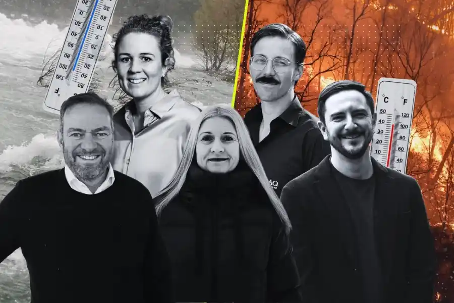 Några av personerna bakom bolagen. Läs alla namn längst ner i artikeln. Foto: pressbilder. Grafik: Impact Loop.