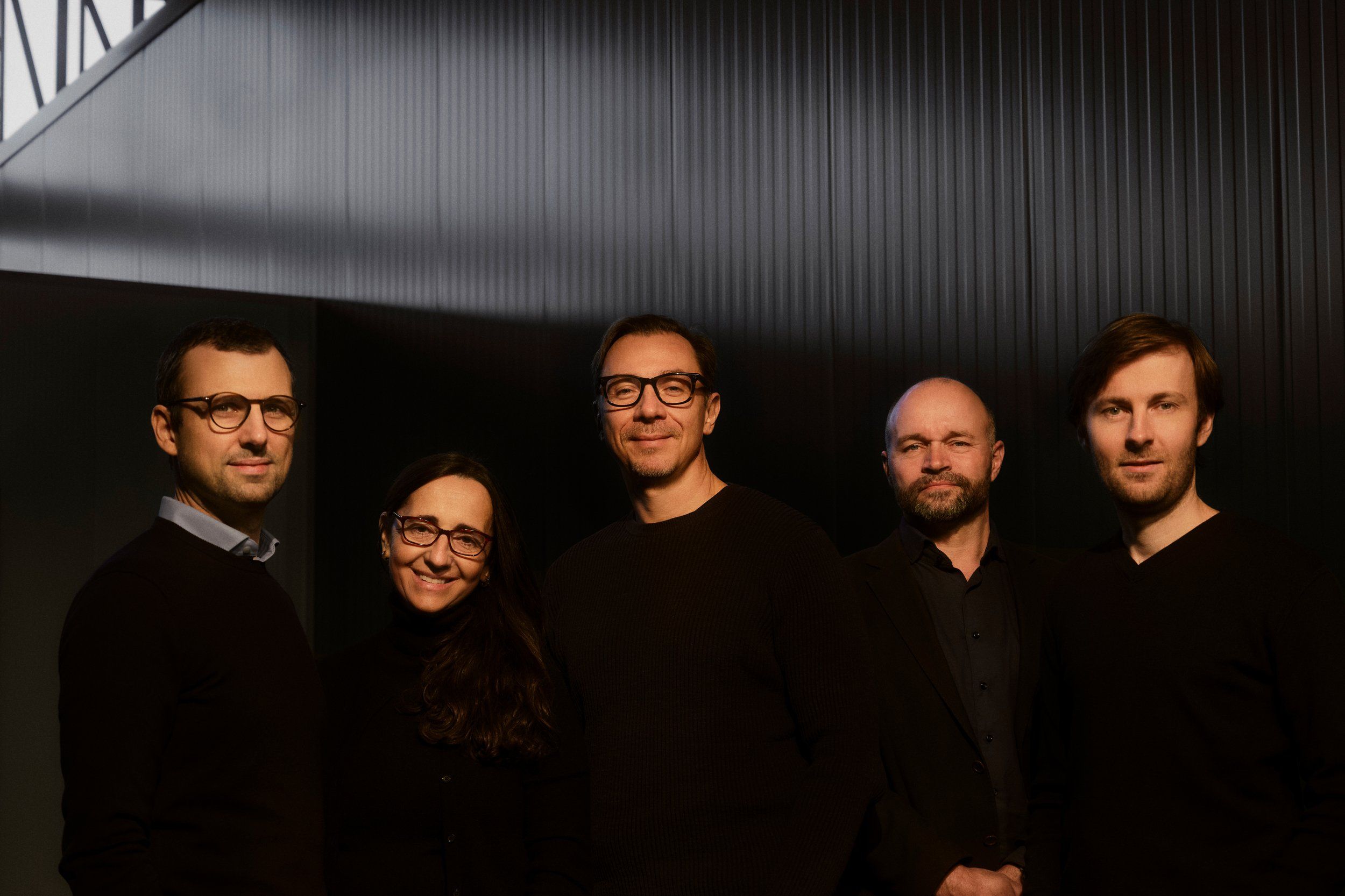 Arsenale's founders – Matteo Zanotto, Gordana Djordjevic, Massimo Portincaso, Niels Agerbaek and Arnaud Legris. Photo: Press image.