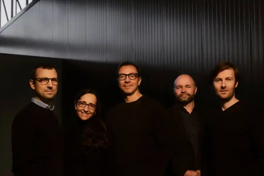 Arsenale's founders – Matteo Zanotto, Gordana Djordjevic, Massimo Portincaso, Niels Agerbaek and Arnaud Legris. Photo: Press image.