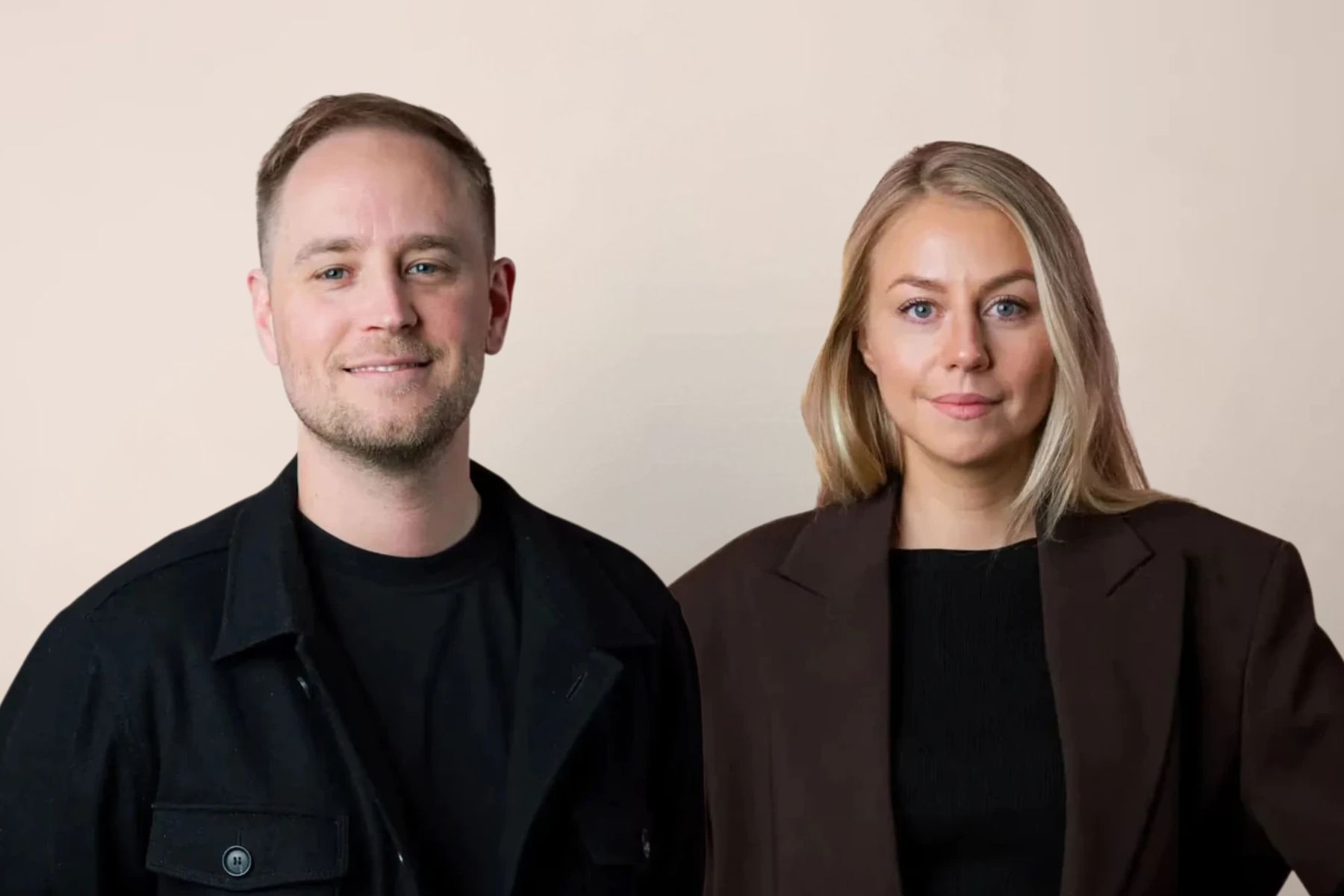 Andreas Liljendahl, vd och Frida Emilsson, operativ chef på Worldfavor. Foto: pressbilder.
