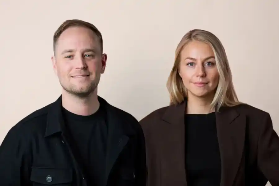 Andreas Liljendahl, vd och Frida Emilsson, operativ chef på Worldfavor. Foto: pressbilder.