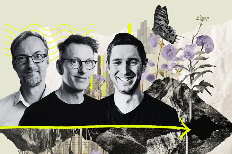 Krister Tham (Katam), Hampus Jakobsson (Pale blue dot) och Johan Ljungquist (Gårdsfisk). Collage: Diana Demin