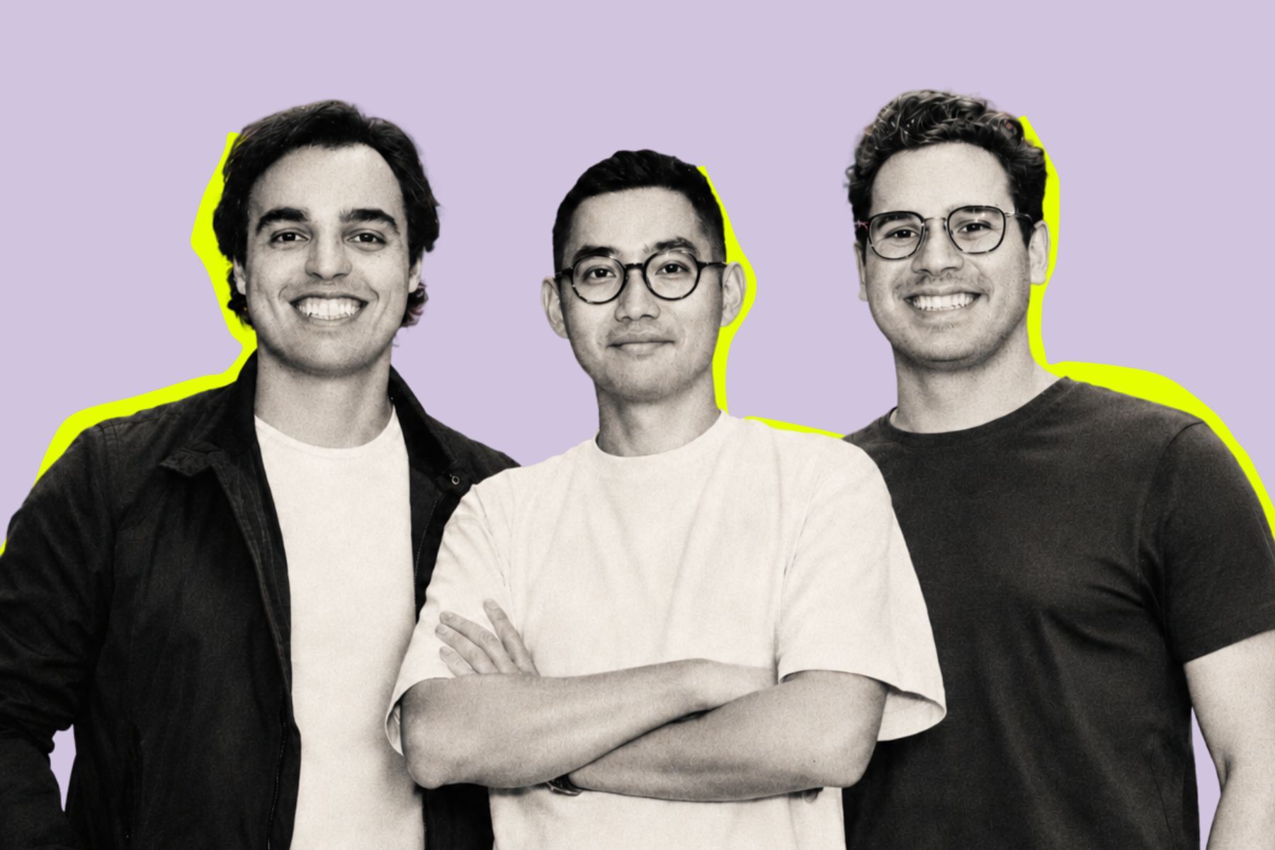 Boldr founders Matheus Marotzke (left), Madi Ablyazov (centre), and Toma Paro. Press photo