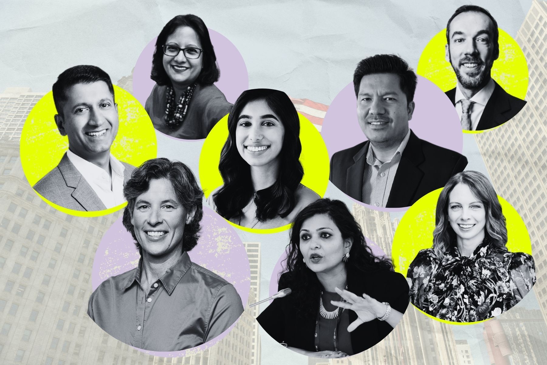 Some of the investors mentioned in this piece. Credit: Press photos/Impact Loop design