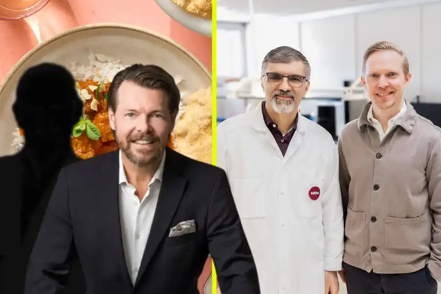 Serieentreprenören Magnus Emilson, Millows grundare Mohammad Taherzadeh och vd Fredrik Öhrn. Foto: pressbilder.