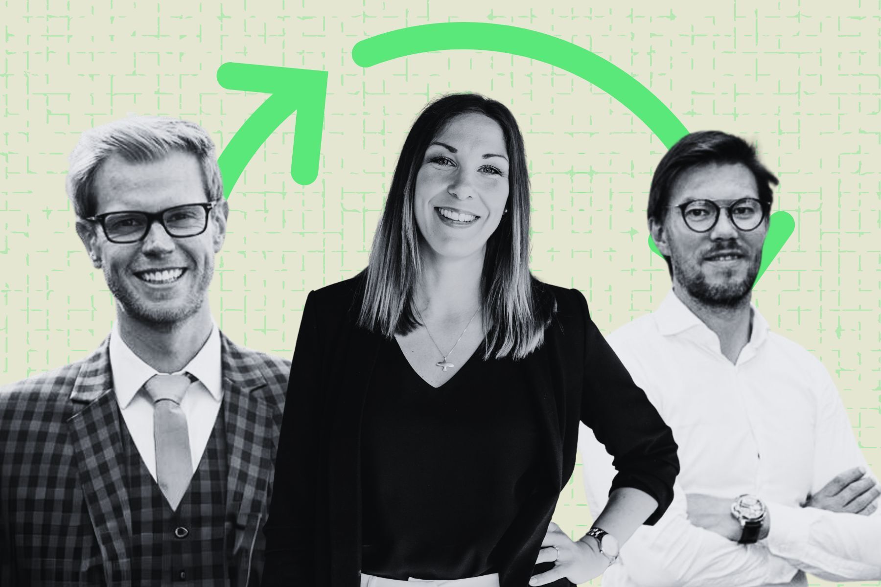 David Knutsson, Parently, Frida Enslöw, Bröllopsbruket och Tor Espen Steinvik. Foto: pressbilder.