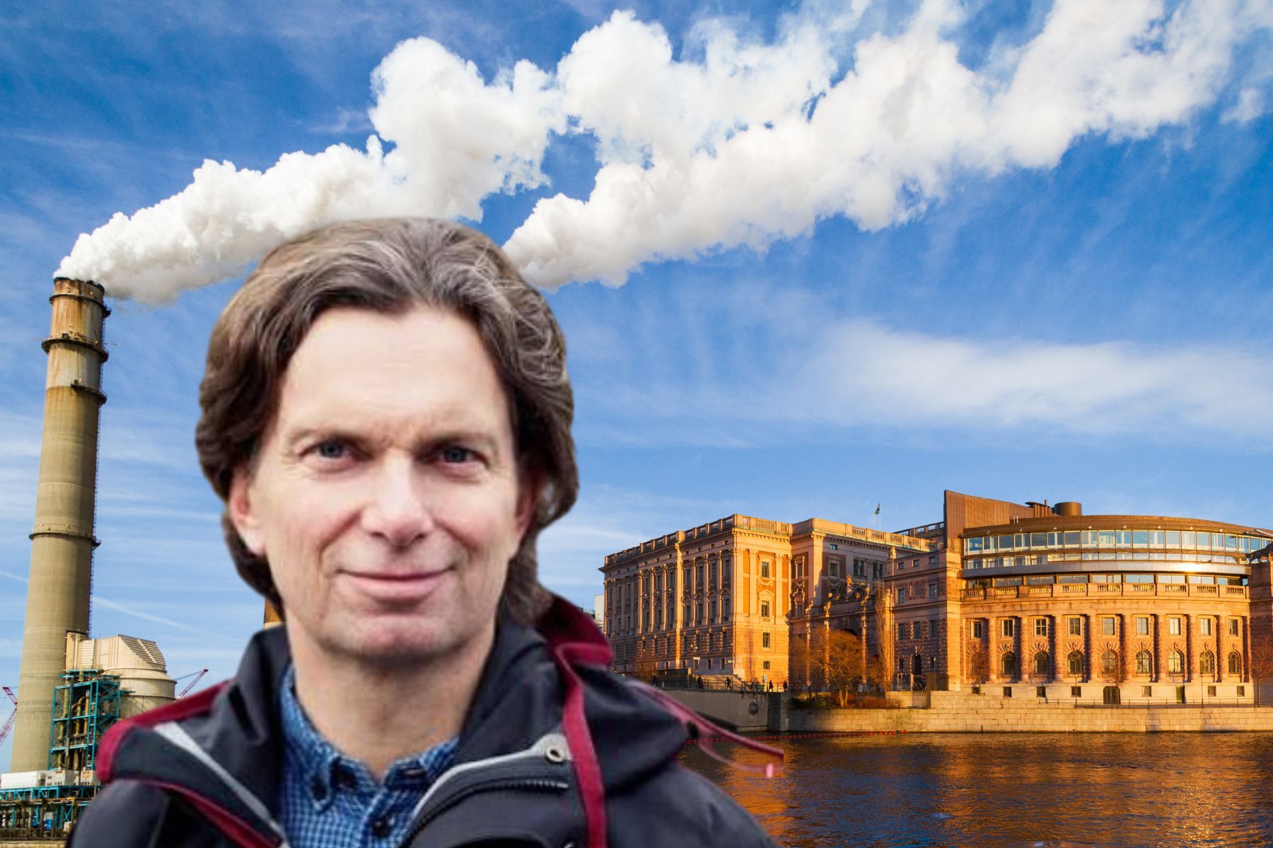Anders Roth, mobilitetsexpert på IVL Svenska Miljöinstitutet. Pressbilder (montage).