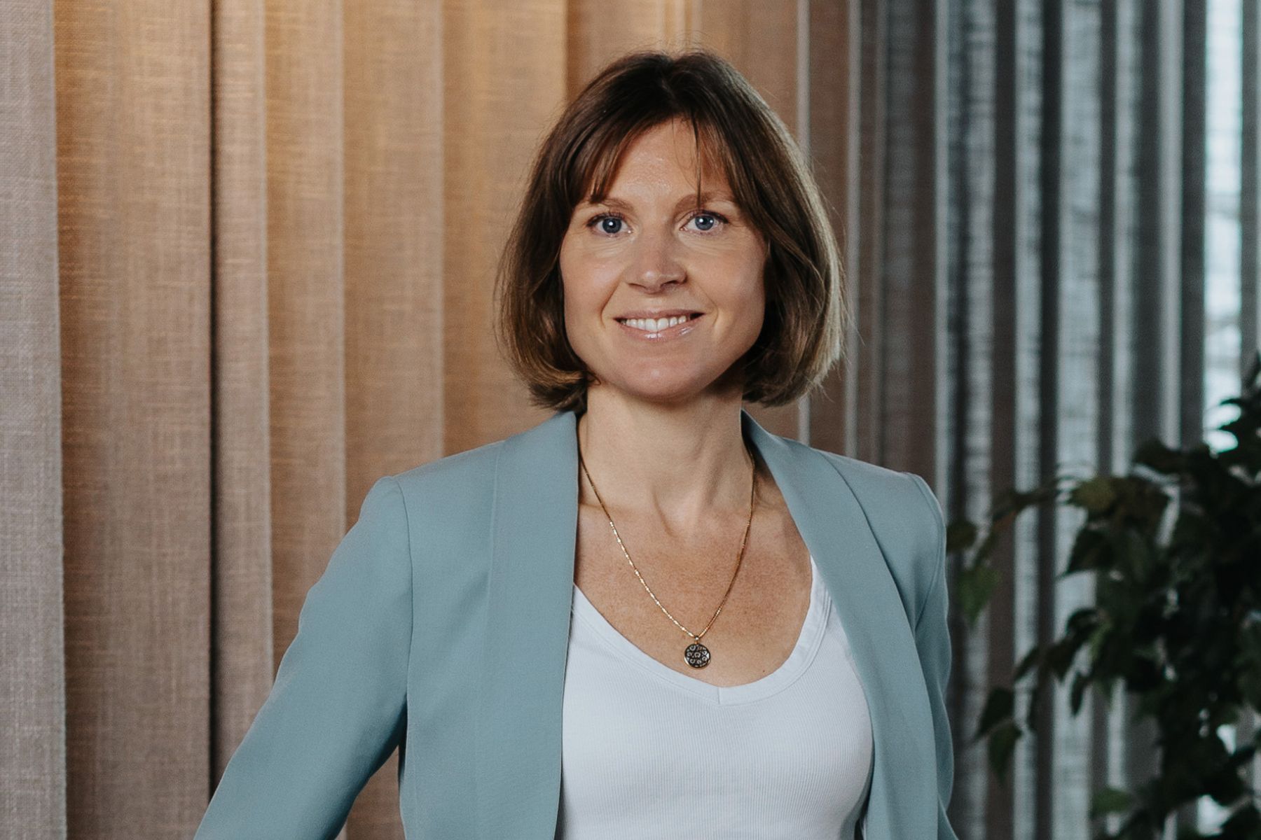 Martina Högberg kliver in på Nordion Energi. Pressbild.