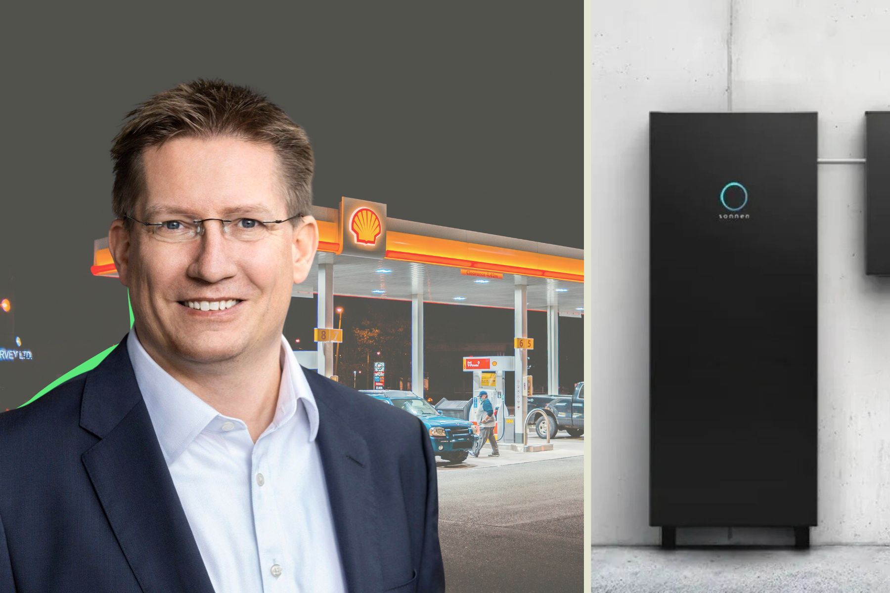 Oliver Koch, current CEO of Sonnen. Pressbilder (montage).