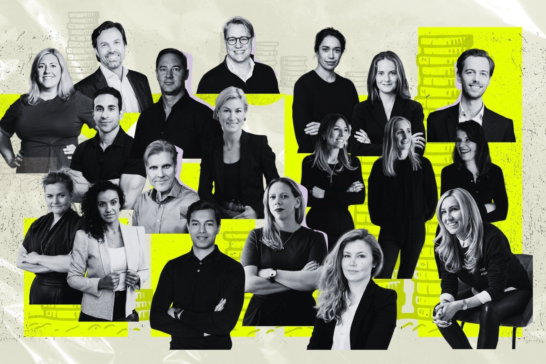 Några av investerarna på de riskkapitalbolag vi har i Impact Loops investerar-databas. Grafik: Impact Loop.