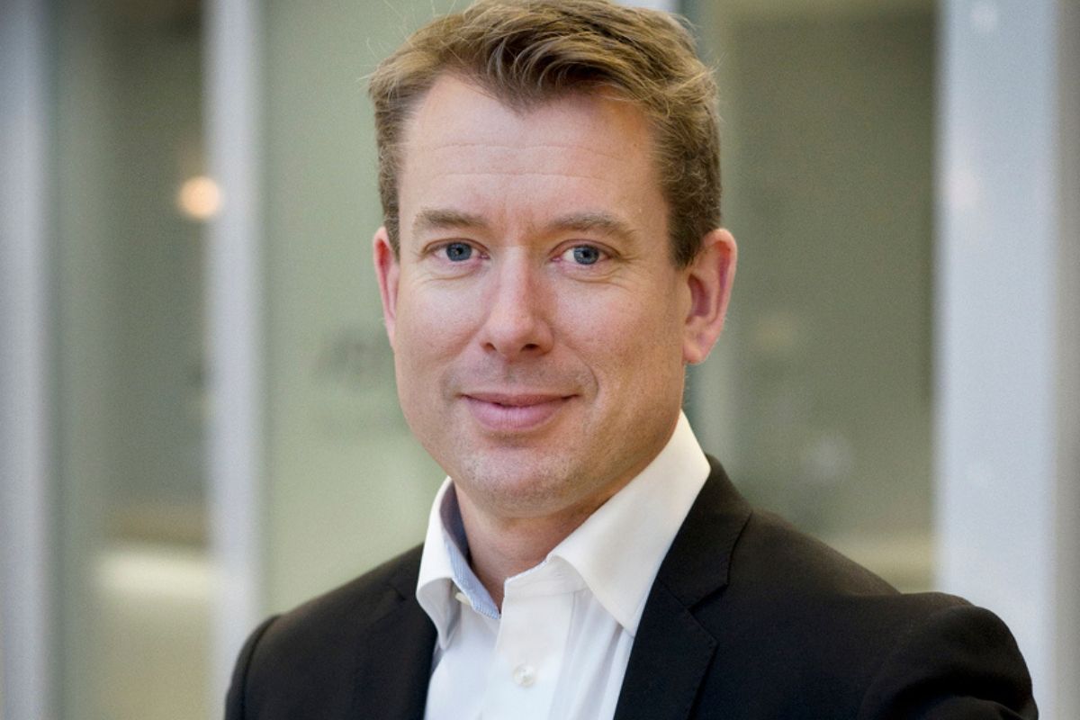 Mattias Ringqvist, styrelseordförande och ny vd för Svea Solar och tidigare vd för Verisure. Foto: Anna Hållams