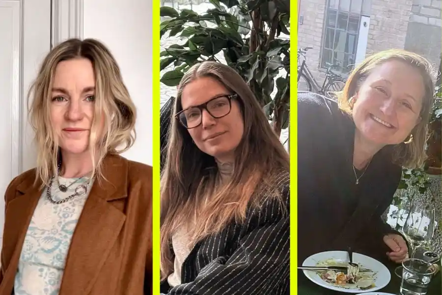 Carin Roeraade, Sophie Gill och Anna Dieden. Foto: pressbilder.