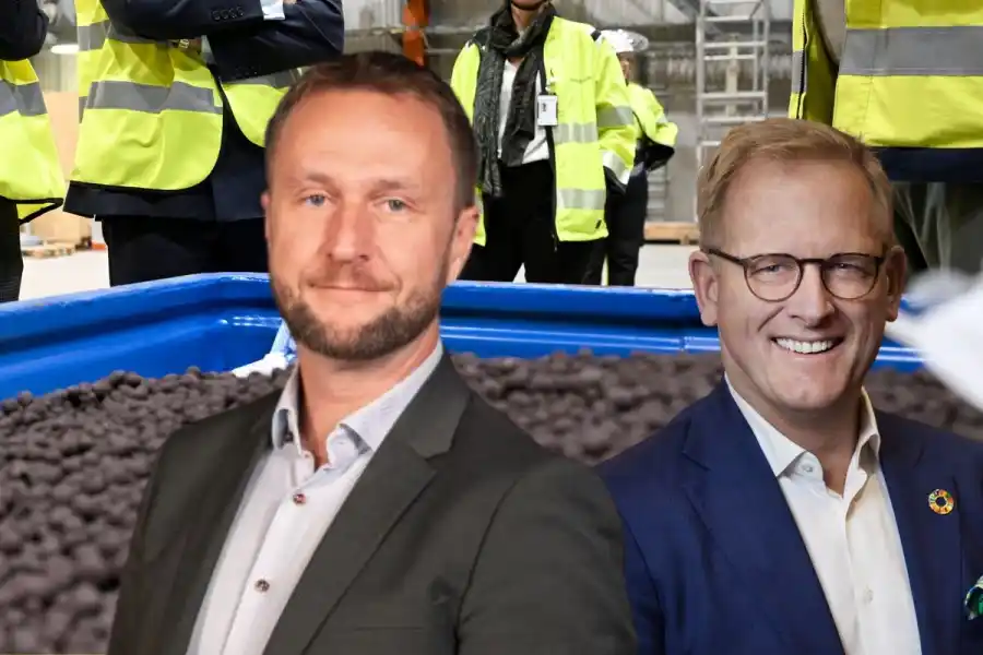 Mathias Tillman tar över som vd på Greeniron efter Edward Murray. Foto: TT/Pressbilder (montage).