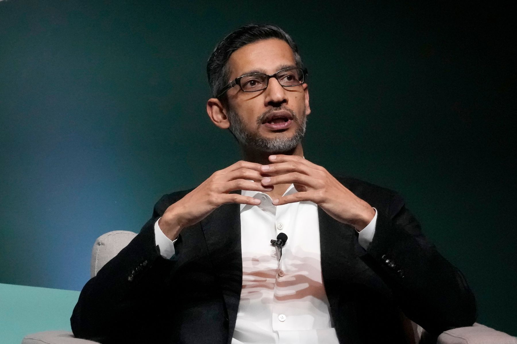 Googles vd Sundar Pichai. Foto: AP/TT.