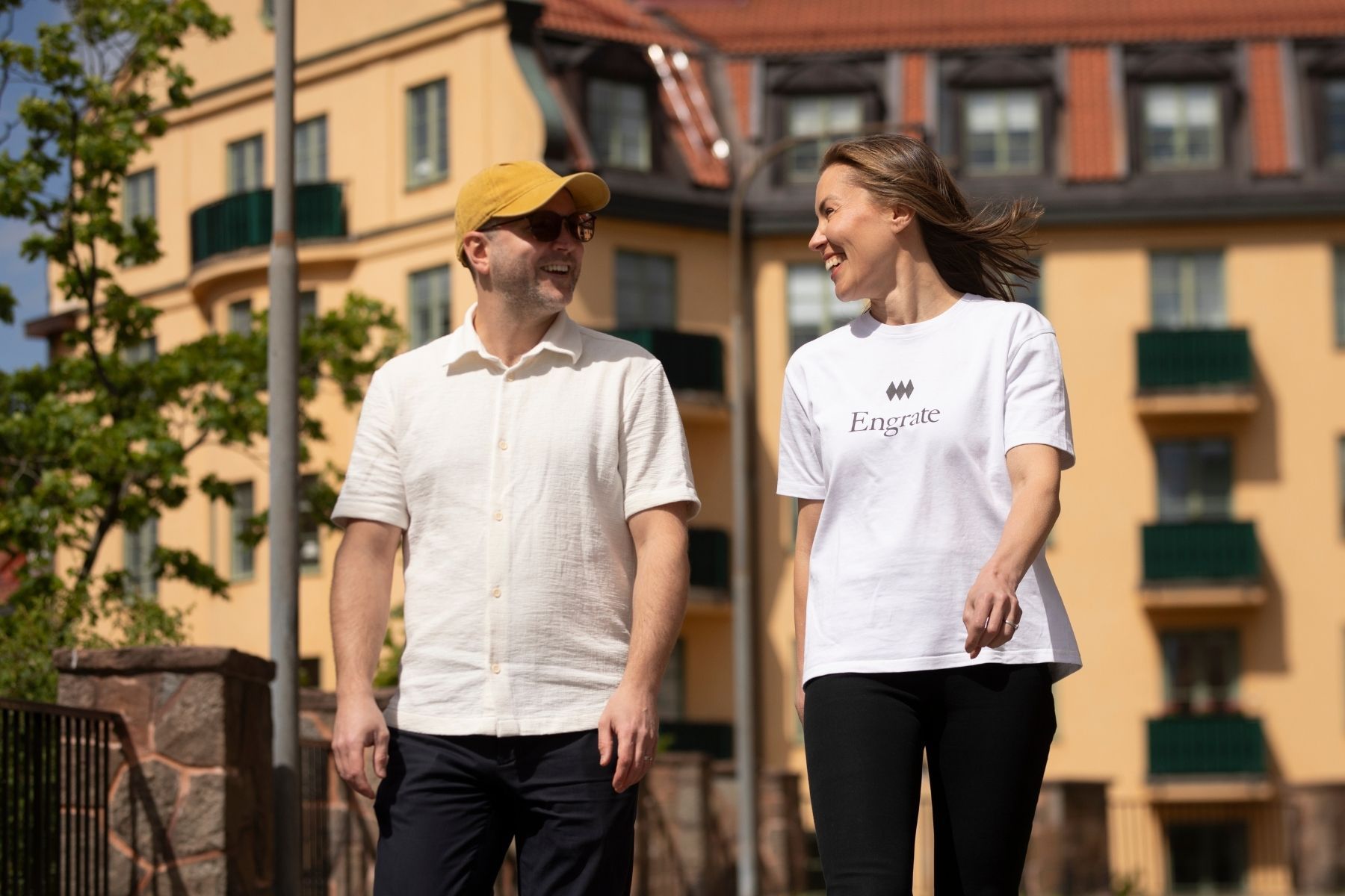 Richard Eklund och Anna Engman, grundare av Engrate. Foto: Johan Gustafsson.