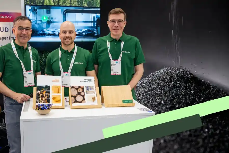 LignEasy-teamet på GITEX Europe-mässan i Berlin. Foto: EIC - European Innovation Council