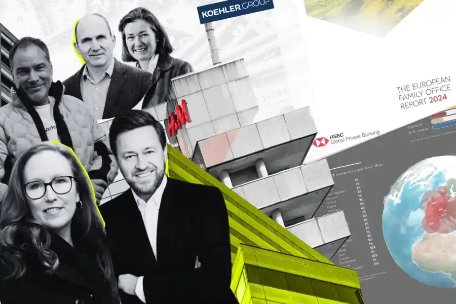 Photos from Impact Loop's family office deep dive earlier this year, and HBSC's The European Family Office Report 2024.