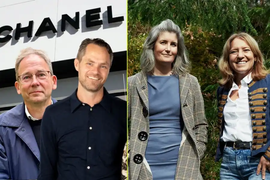 Erik Madeyski (Almi), Johann Kaiser (vd, Yangi), Anna Haupt (Industrifonden) och Anna Altner (grundare, Yangi). Foto: pressbilder.