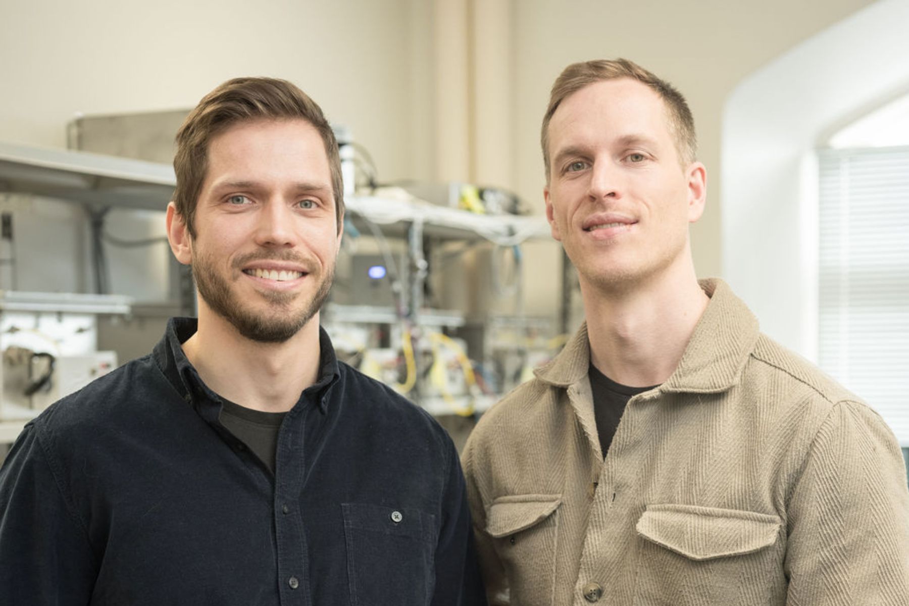 Andreas Kölling, COO och medgrundare och Cedrik Wiberg, grundare och vd på Rivus. Foto: pressbild.