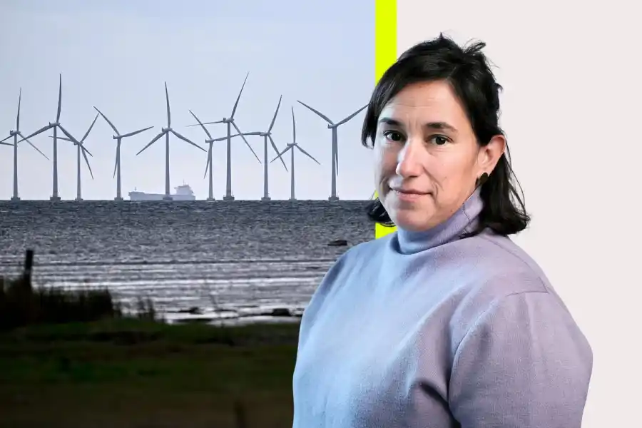 Elina Cuellar, projektledare på energibolaget OX2. Foto Johan Nilsson/TT och pressbild.