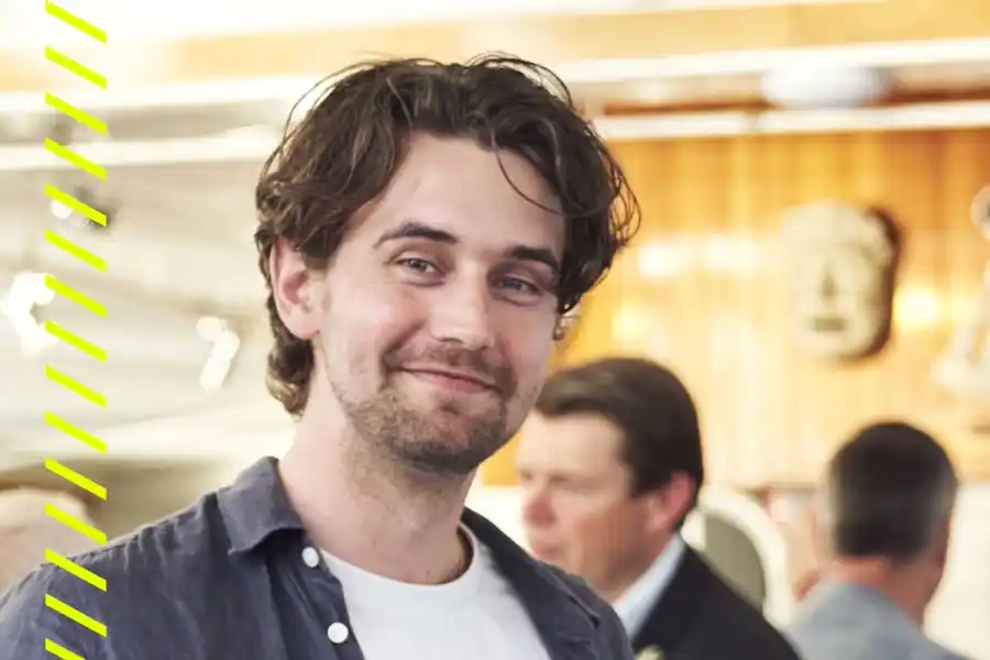 Tom Johansson, vd och grundare Hooked Foods. Pressbild.