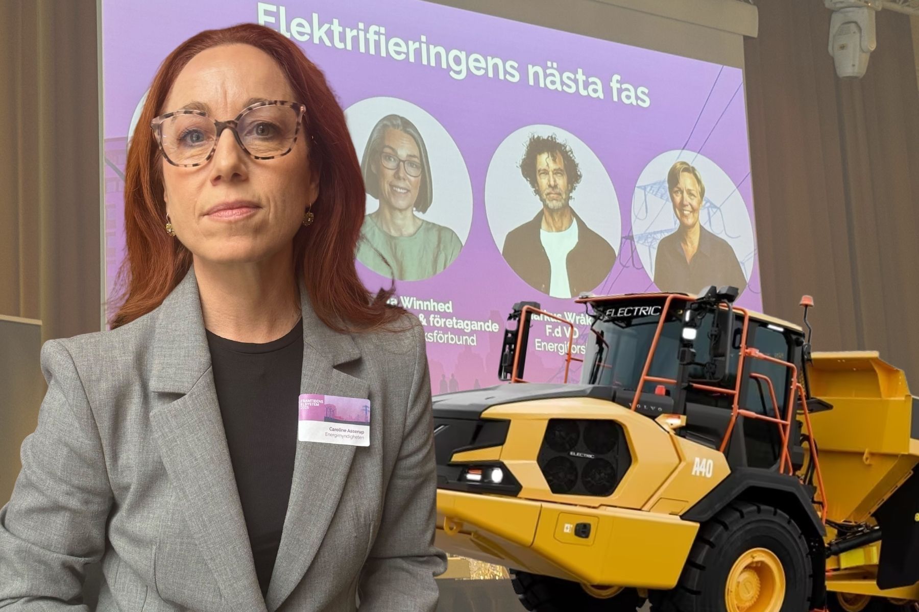 Caroline Asserup, generaldirektör på Energimyndigheten. Foto: Gabriel Nilsson / pressbild (montage).