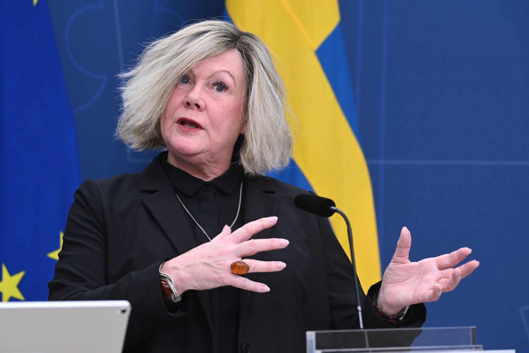 Anna Ledin, ny generaldirektör för Havs- och vattenmyndigheten. Foto: Jonas Ekströmer / TT.