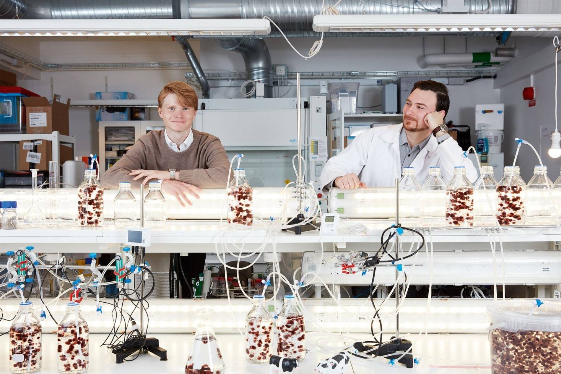 Volta Greentechs medgrundare Fredrik Åkerman och Angelo Demeter. Foto: pressbild.