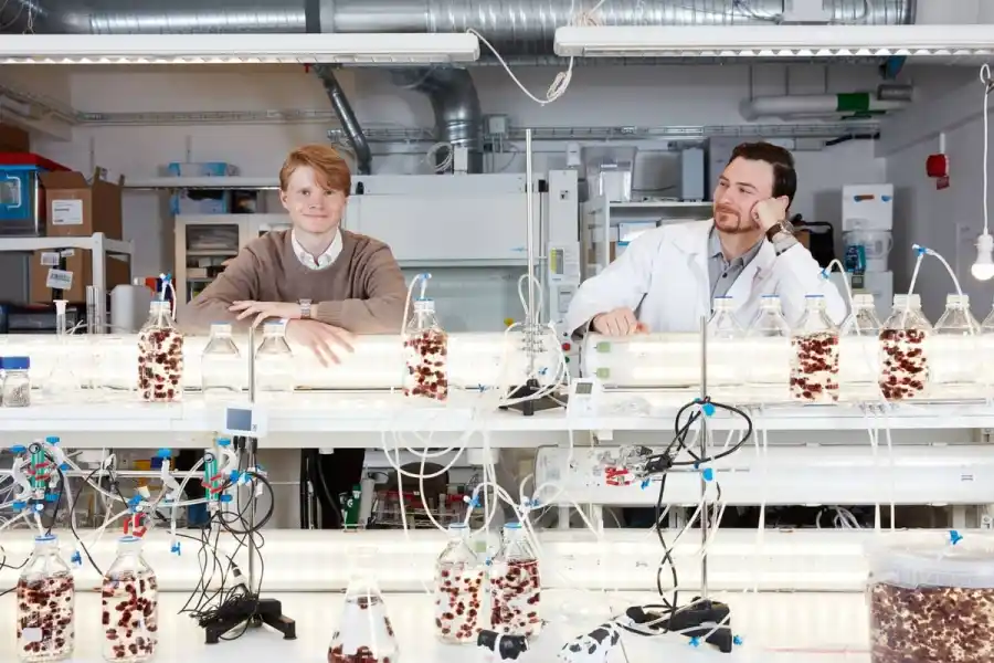 Volta Greentechs medgrundare Fredrik Åkerman och Angelo Demeter. Foto: pressbild.